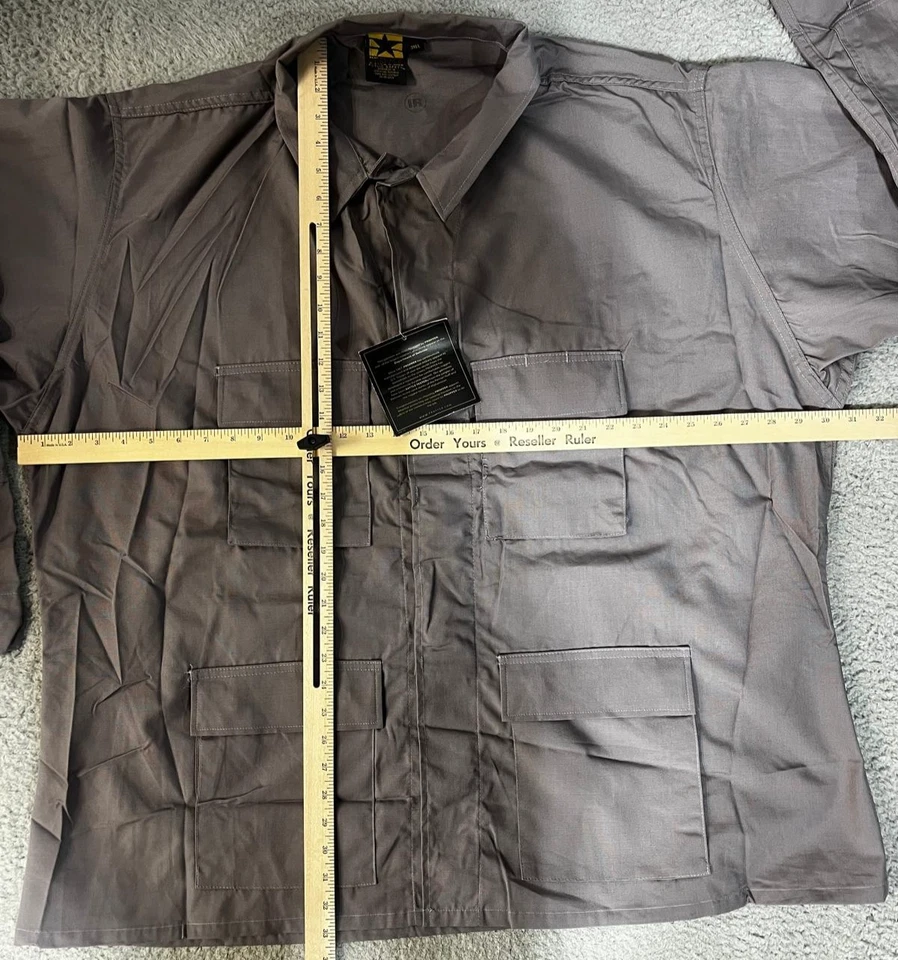 Propper Public Safety Tactical Shirt 3XL Gray Ripstop Utility Military Police - Image 2 of 4