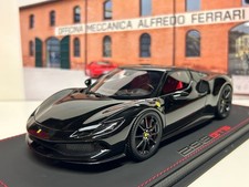 BBR 1 18 Ferrari 296 GTB Nero Daytona Ferrari P18210E2 Miniature