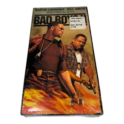 Bad Boys II VHS Factory Sealed 2003 Will Smith Martin Lawrence Sony Pictures