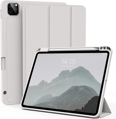 Case for iPad Pro 11 Inch 4th/3rd Generation with Pencil Holder, Slim Trifold Co