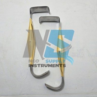 Tebbetts double-ended breast retractor set of 2 pcs premium plastic surgery