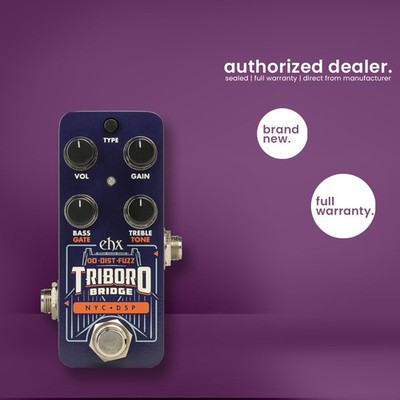 Electro-Harmonix | Pico Triboro Bridge | Overdrive/Distortion/Fuzz | Guitar Effe