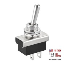 Metal Toggle Switch Flick Flip, KN3D-101, 12V 25A On/Off 2 Positon 2 Pin for