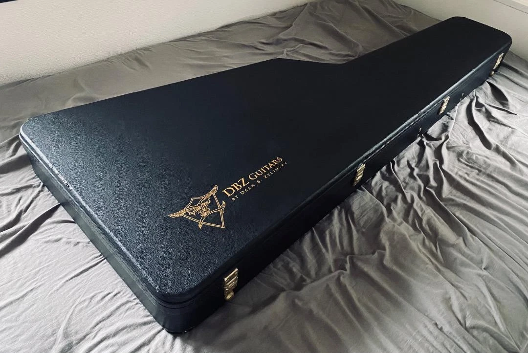 DBZ Venom GX Thoracic Flying V Electric Guitar EMG 81/85 with Hard