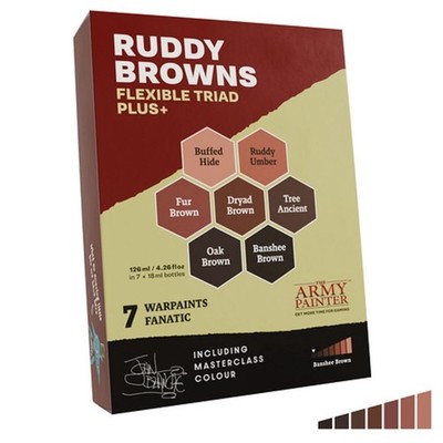 Warpaints Fanatic: Ruddy Browns Flexible Triad PLUS+ - TAPWP8089