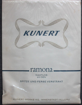 Vintage Kunert Ramona RHT Nylons Gr. 9,5 81/84 Strümpfe 20 den Neu OVP