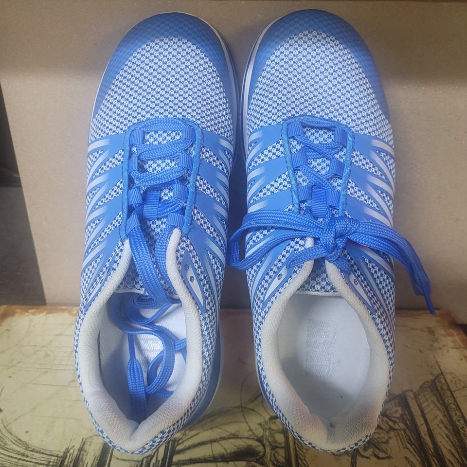 РАЗМЕР 8,5 W НАРИСОВАЛ МУЖЧИН СКОЛЬЖЕНИЯ СОПРОТИВЛЕНИЯ КРОССОВКИ СИНИЙ СЕТКИ ВЕРХ #10835-8K изящный!! - Изображение 3 из 4