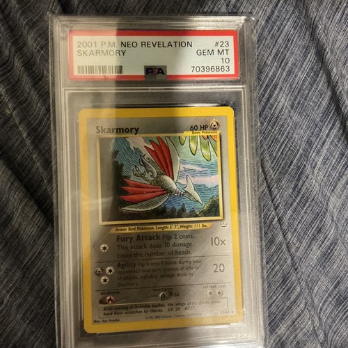 2001 POKEMON NEO REVELATION #23 SKARMORY PSA 10 POP 27