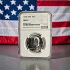 1965 SMS Kennedy Half Dollar 50C MS 67 NGC   Lot #499