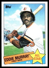 Eddie Murray 1985 Topps #701 Orioles MLB READ FREE SHIPPING AutographDen