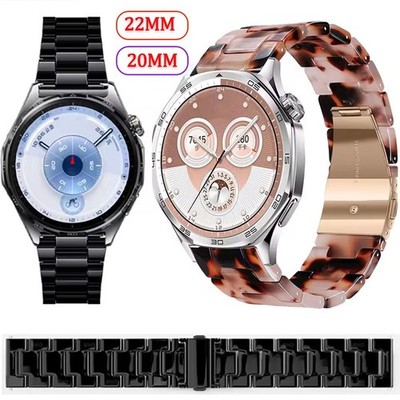 Resin Edelstahl Armband Für Samsung Galaxy Watch 4 5 6 7 FE 40/44mm/4 6 Classic