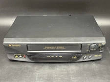 Sansui VCR VHF6010D 4 Head Hi-Fi Stereo Digital Auto Tracking Tested No Remote