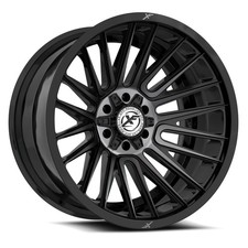18x9 Xf Off-road Xf-234 Black Brushed Ddt Wheels 6x1356x5.5 12mm Set Of 4
