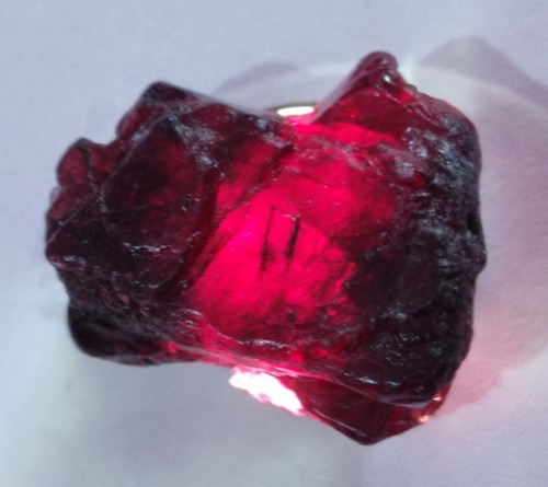 Certified Natural Red Painite Rough Unheated 91.30 Ct Mozambique Facet Gemstone - Picture 6 of 9