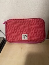 Yoobi Pencil Organizer Zipper Personal Pouch Case Pockets Pink