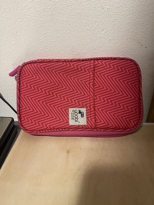 Yoobi Pencil Organizer Zipper Personal Pouch Case Pockets Pink