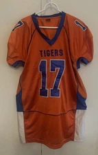 Tigers Football Jersey Mens Large Football Shirt #17 Adult Gamewear