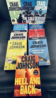 10 CRAIG JOHNSON LONGMIRE SERIES PB DRY BONES HELL & BACK COLD DISH DARK HORSE +