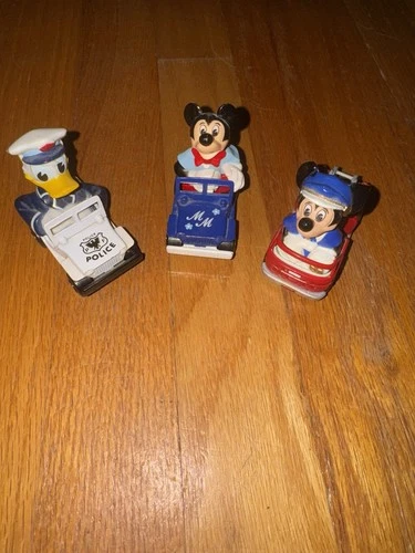 3 1979 Matchbox Walt Disney Donald Duck And Mickey Mouse Diecast Vehicles