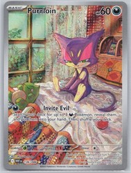 Purrloin 136/086 White Flare Illustration Rare
