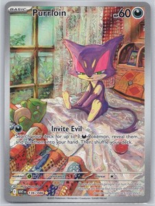 Purrloin 136/086 White Flare Illustration Rare