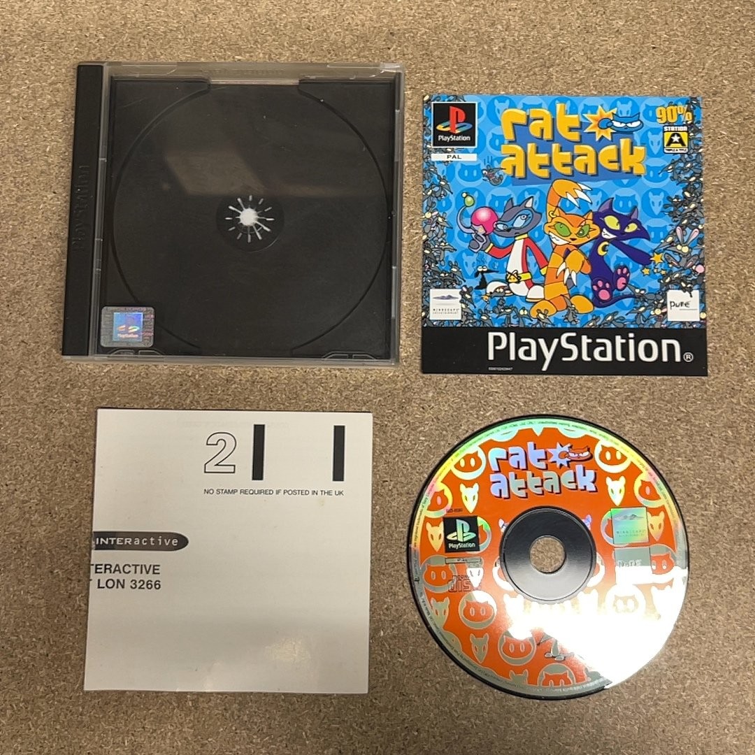Rat Attack™ (PlayStation 1) [No Manual, Tested]