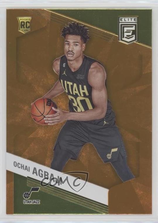 2022-23 Donruss Elite Rookies Orange Ochai Agbaji #242 0nr3