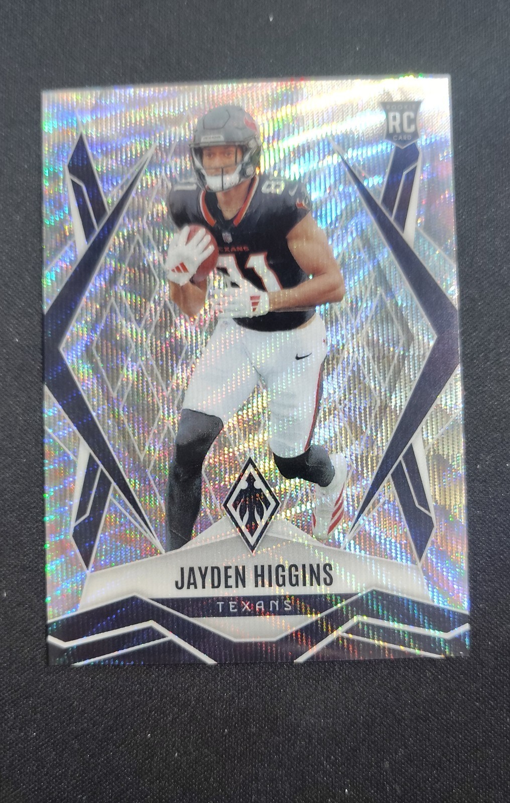 2025 Panini Phoenix - Rookies Jayden Higgins #180 Wave /199 (RC)