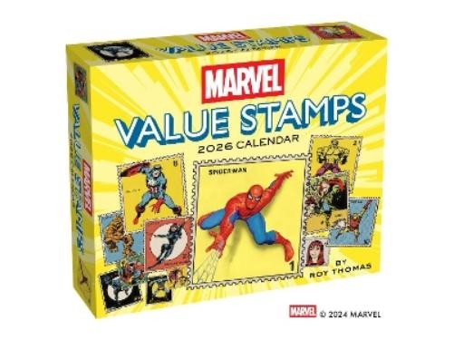 Marvel Value Stamps 2026 Day-to-Day Calendar (PRESALE 26/08/2025)