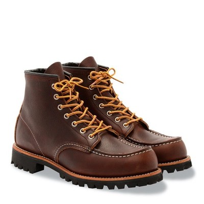   Red Wing Roughneck Moc Toe Work Boots 8146 - Briar Oil Slick Size 10 - D