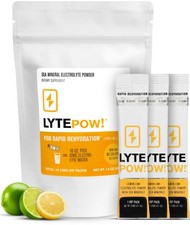 Electrolytes Powder - Sea Minerals - Lemon-Lime Hydration Supplement 16 Sing...