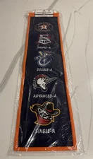 Houston Astros Winning Streak MLB Heritage Banner Embroidered Wool 8X32 NEW