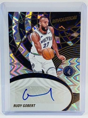 2024-25 Panini Revolution Rudy Gobert Auto Impact #20/75