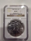 1986 American Silver Eagle MS69 NGC Brown Label