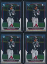 Lot of (4) CHRISTIAN CERDA 1st 2023 Bowman Chrome Prospects DIAMONDBACKS RC