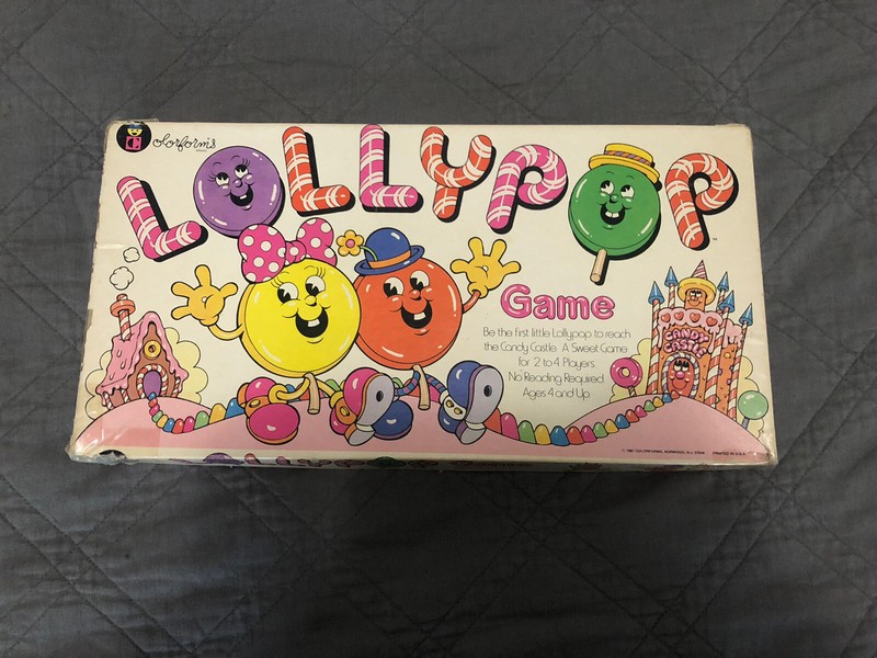 Vintage lollypop bord game