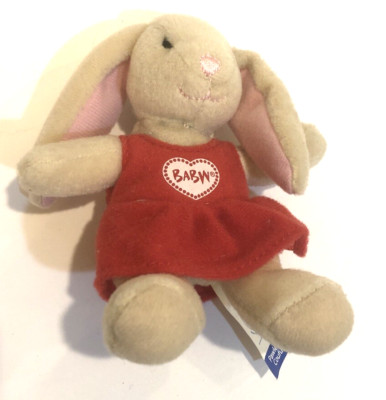 Build-A-Bear Mini 6'' Pawlette Coufur Bunny Rabbit BAB Plush Stuffed Animal