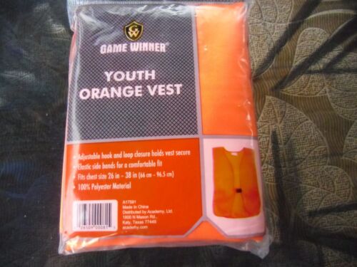  Youth orange  hunting  Vest - Picture 1 of 1