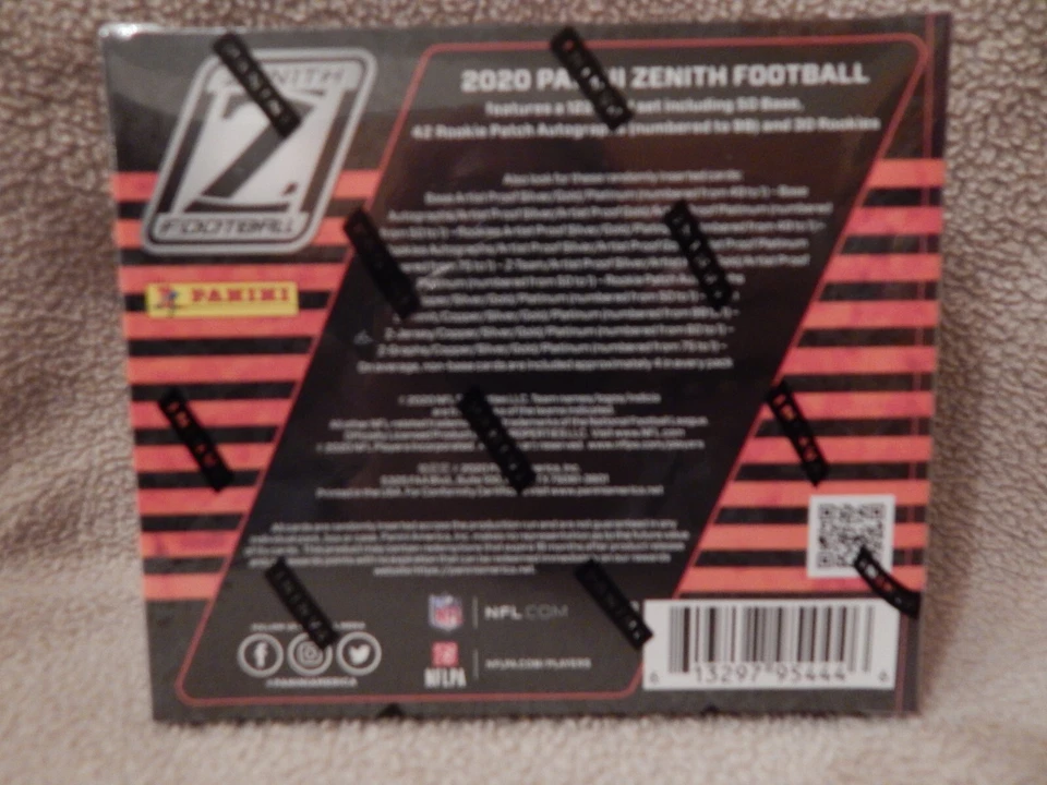2020 Panini Zenith NFL Football Hobby Box - Factory Sealed - Image 2 of 4