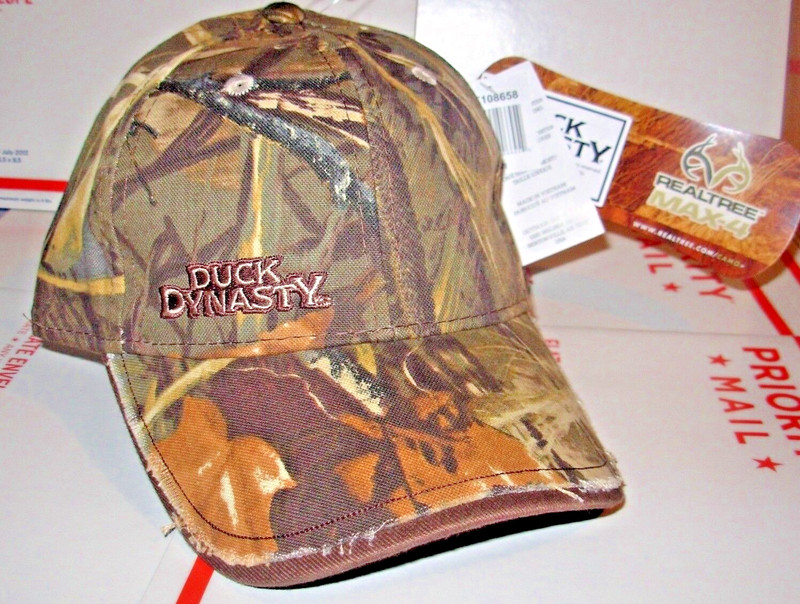 **Brand New w/ Tags! DUCK DYNASTY / BUCK COMMANDER Hunting Hat/Cap RealTree Camo
