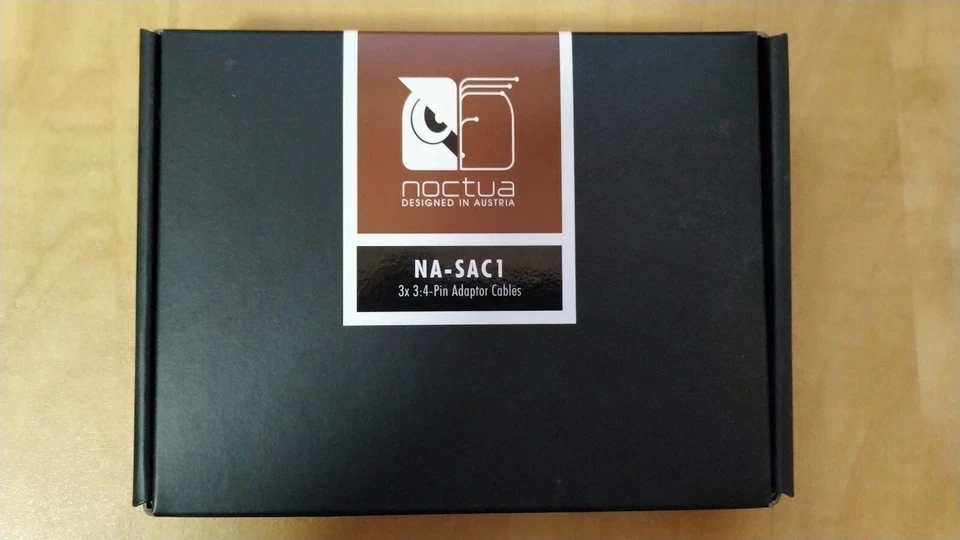 NEW Noctua NA-SAC1 3-PIN To Molex 4-pin connector Adapter Cable Fan 3-pcs Set - Image 4 of 4