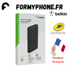 Belkin Batterie Externe 10000 mAh USB-C / 2 USB-A - Power Bank Charge Rapide