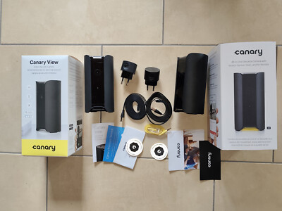 Canary und Canary View Überwachungskamera, w-lan 1080p HD WIFI IP, mit Zubehör
