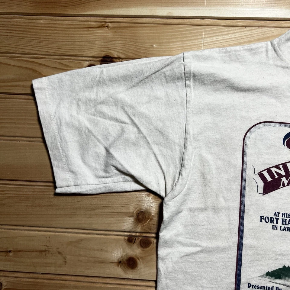 Camisa Cinergy Power Bar Maratón Indianápolis Años 90 De Colección Talla Grande Envejecida Foto 4 de 4