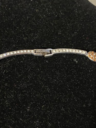 Monet Rhinestone Necklace Silver Tone - Imagen 3 de 5