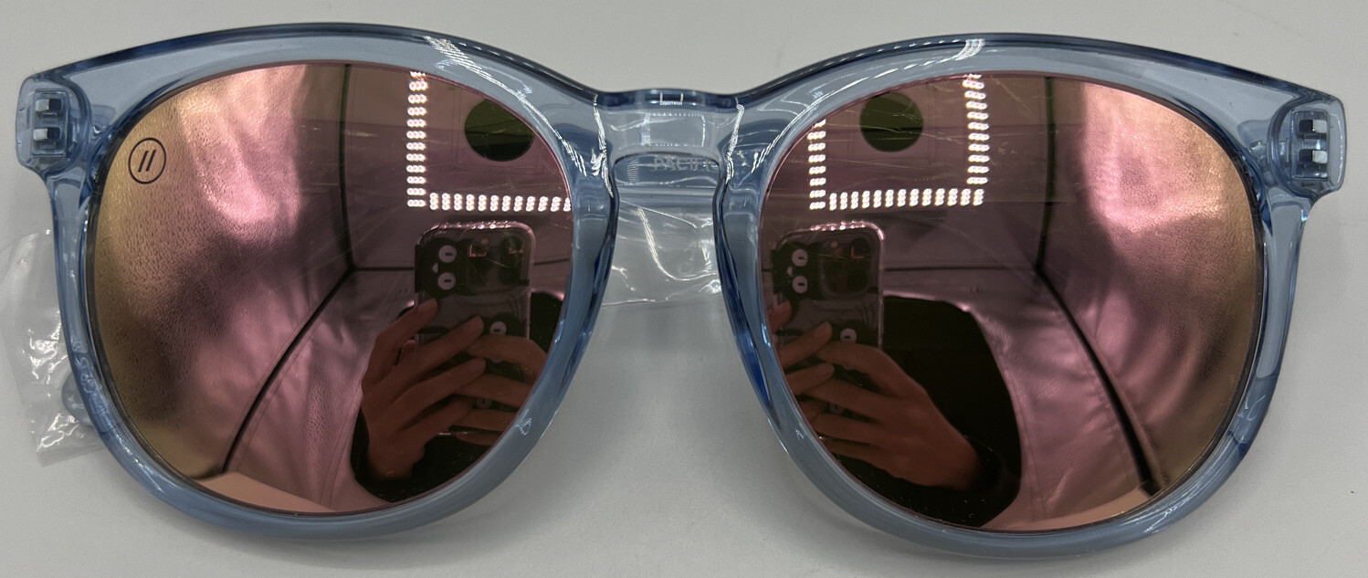 Blenders Eyewear H Series Pacific Grace Crystal Blue Polarized Pink