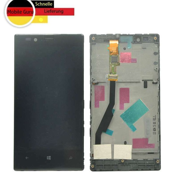 FüR Nokia Lumia 720 Neu Display LCD Touchscreen Glas Scheibe Anzeige Mit Rahmen-image