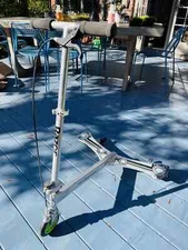 Razor PowerWing DLX Silver 3-Wheel Scooter for Kids to 143 lbs.