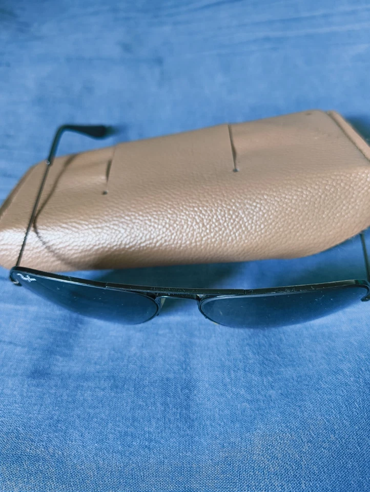 Ray-Ban L2823 Aviator Sunglasses Black Metal, photo 4 of 5