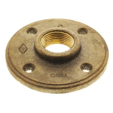 3/4" BRASS FLOOR FLANGE fitting pipe npt LEAD FREE free ship